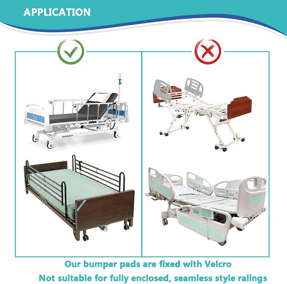 Bed Bumpers Hospital Pads Bed Cushion Rail Bumper Pad for Elderly Seniors