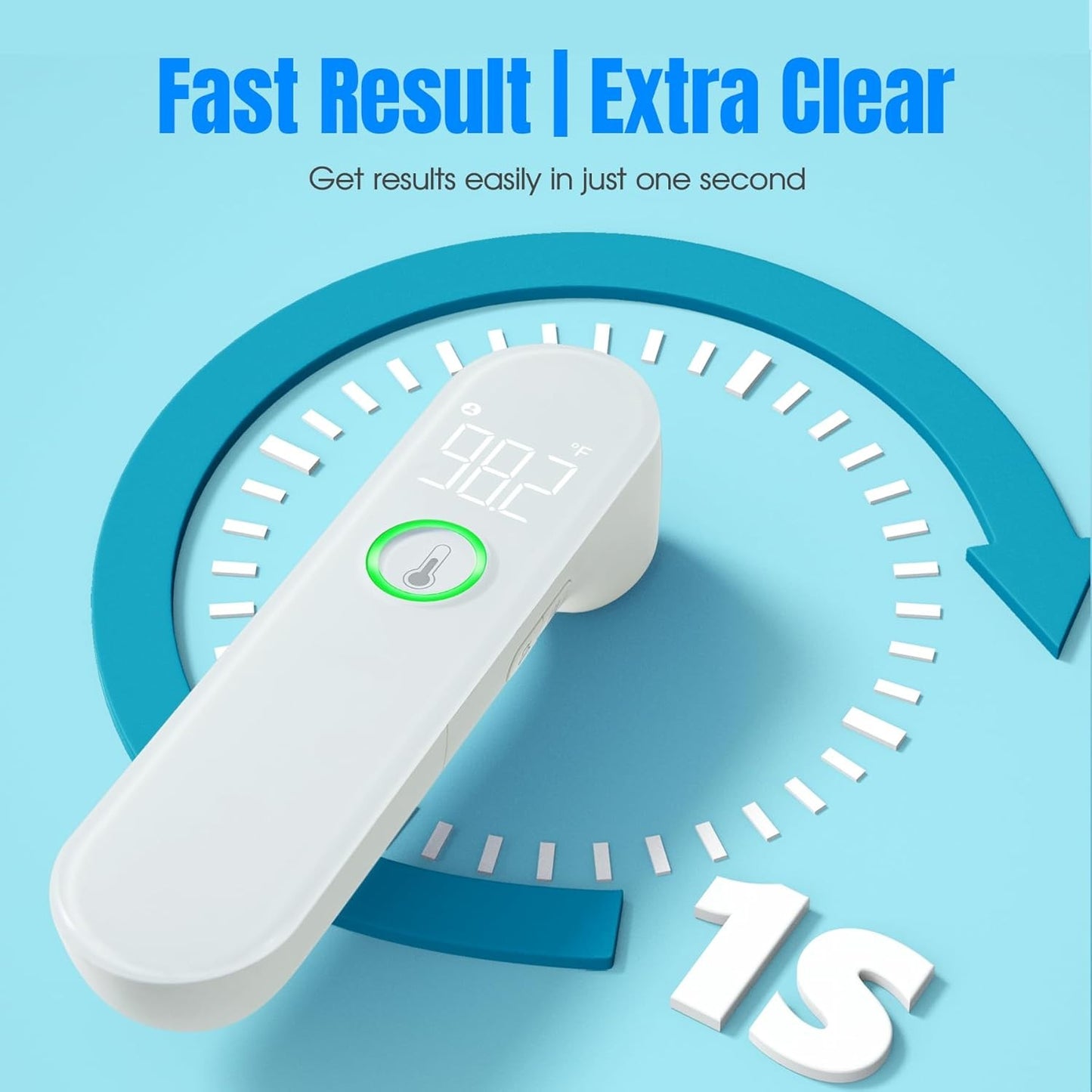 Basal Thermometer for Adults and Kids, Fast & Accurate with Fever Alert, Mute