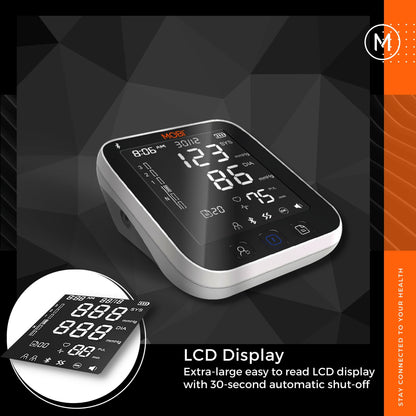 Connect Smart Bluetooth Upper Arm Blood Pressure Monitor Automatic Blood Pressure Machine