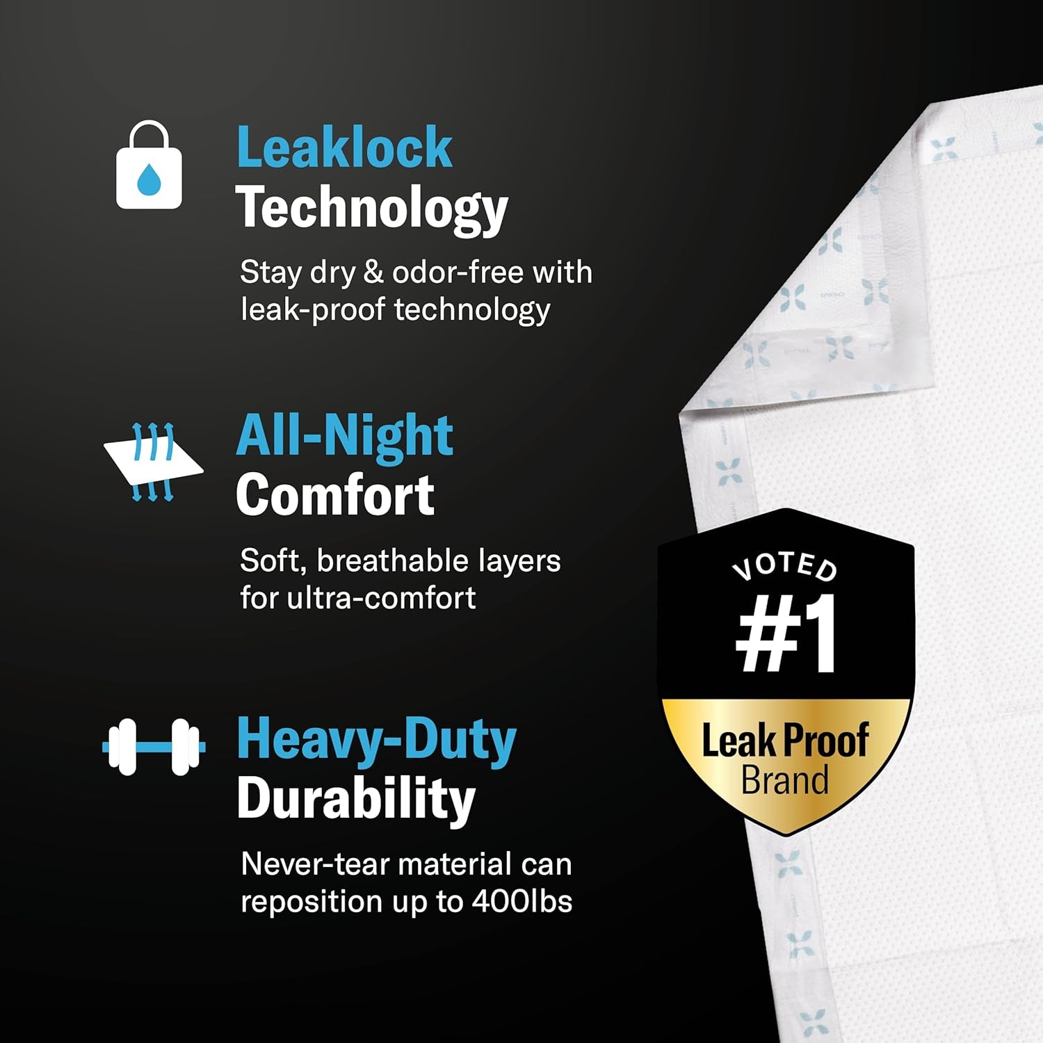 Chucks MAX Hospital Bed Pads Disposable Adult 36 X 36 Breathable Incontinence Pa