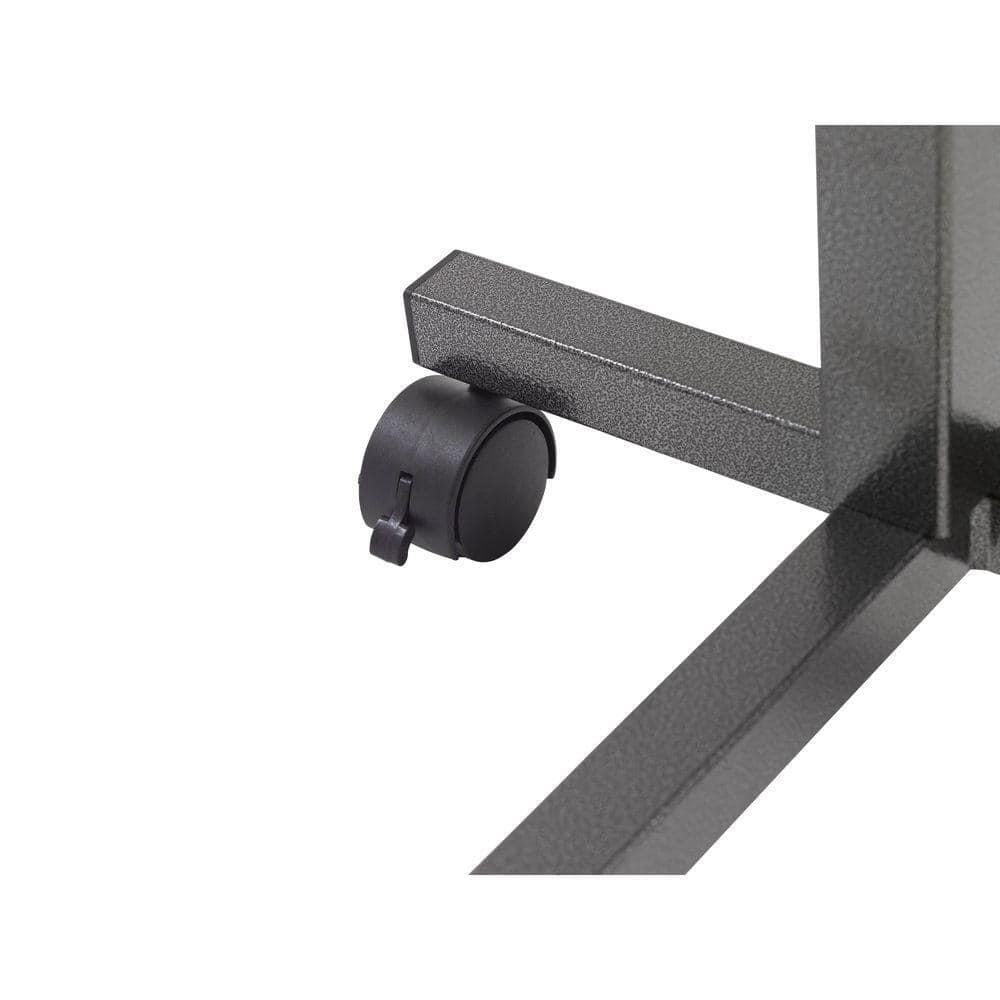 Overbed Table Tray Rolling Hospital Bed Nontilt Adjustable Height Food Cart Desk