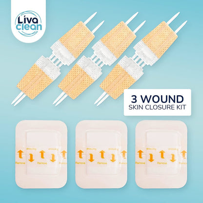 1 X 3 .7” ( 3 CT) Wound Closure Strips - Survival First Aid Kit - Zip