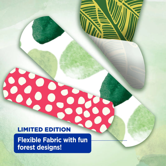 Brand Flexible Fabric Bandages, Forest, Assorted, 30 Count