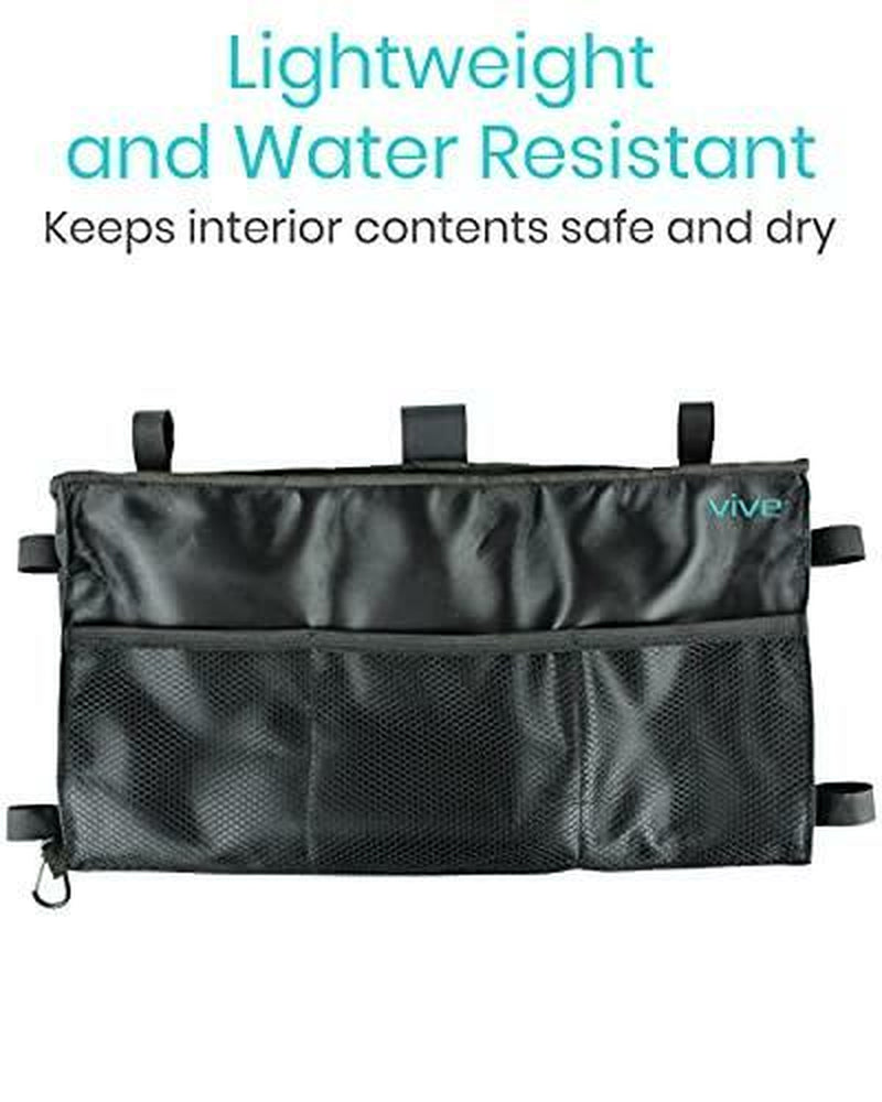Vive Walker Bag - Water Resistant Accessory Basket Provides Hands Free Storage