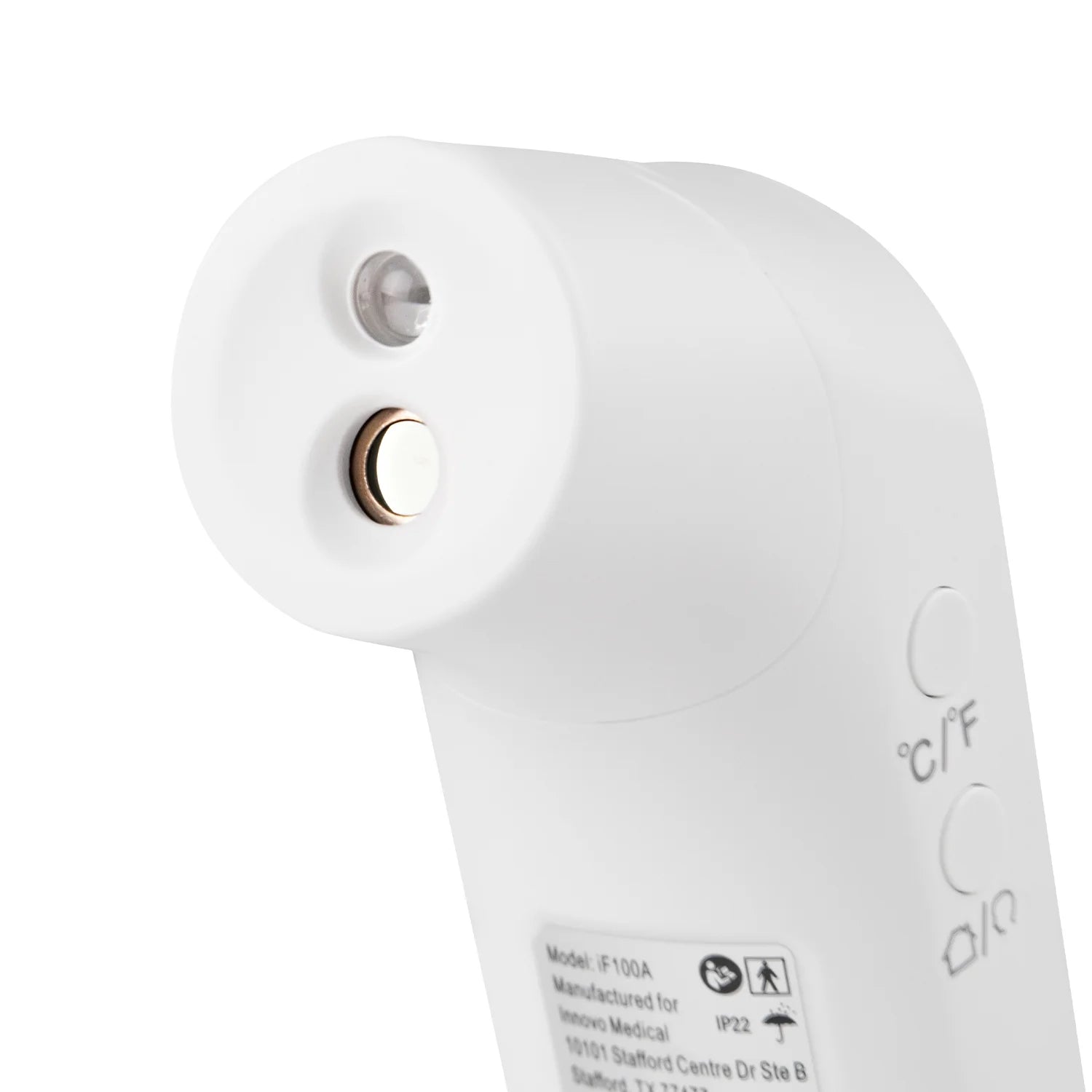 Medical If100A Non-Contact Touchless Forehead Thermometer with Fever Alert, White