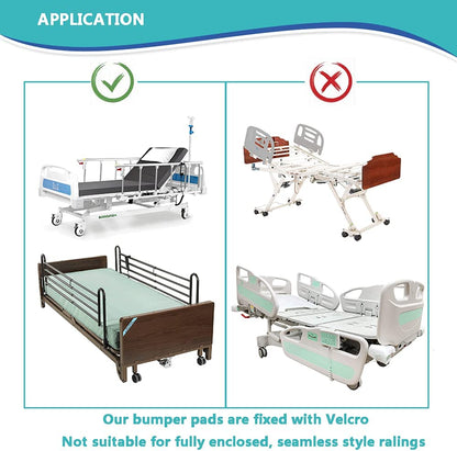 Bed Bumpers Hospital Pads Bed Cushion Rail Bumper Pad for Elderly Seniors