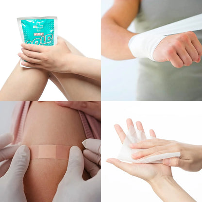 160 Piece First Aid Kit Refill - Portable Replacement Medical Supplies, Basic Outdoor Essentials Survival Kit, for Office, Business, Home or Car Boxes and Cabinets