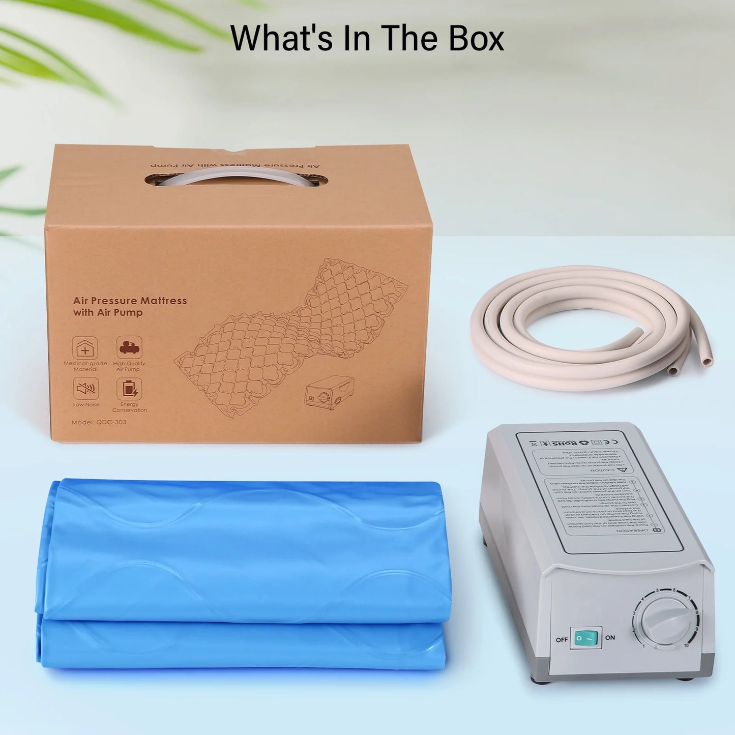 Alternating Air Pressure Mattress Pad, Medical Grade Relief Ulcer Bed Sores Air Mattress for Hospital Bed and Home Use