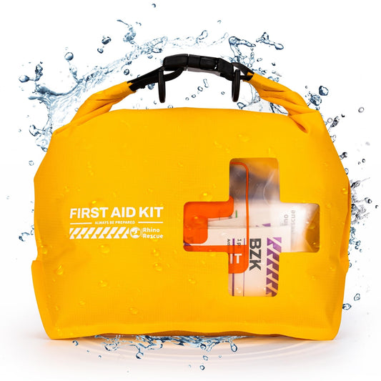 RHINO RESCUE Waterproof First Aid Kit, Lightweight Boat Dry Bag, Emergency Su...
