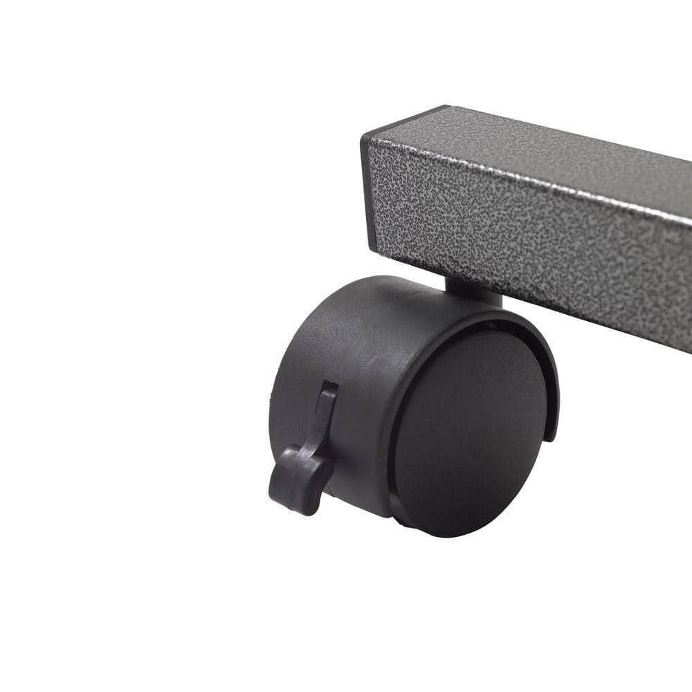 Overbed Table Tray Rolling Hospital Bed Nontilt Adjustable Height Food Cart Desk