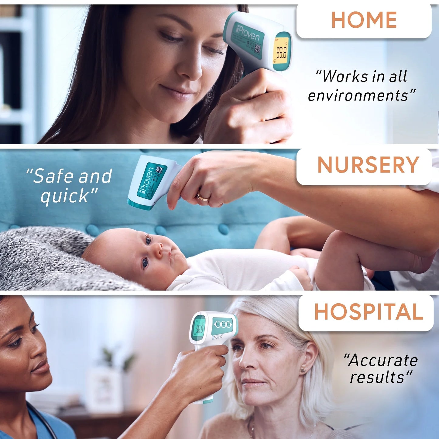 Non-Contact Forehead Thermometer for Adults with Object Mode and Fever Indicator NCT-978