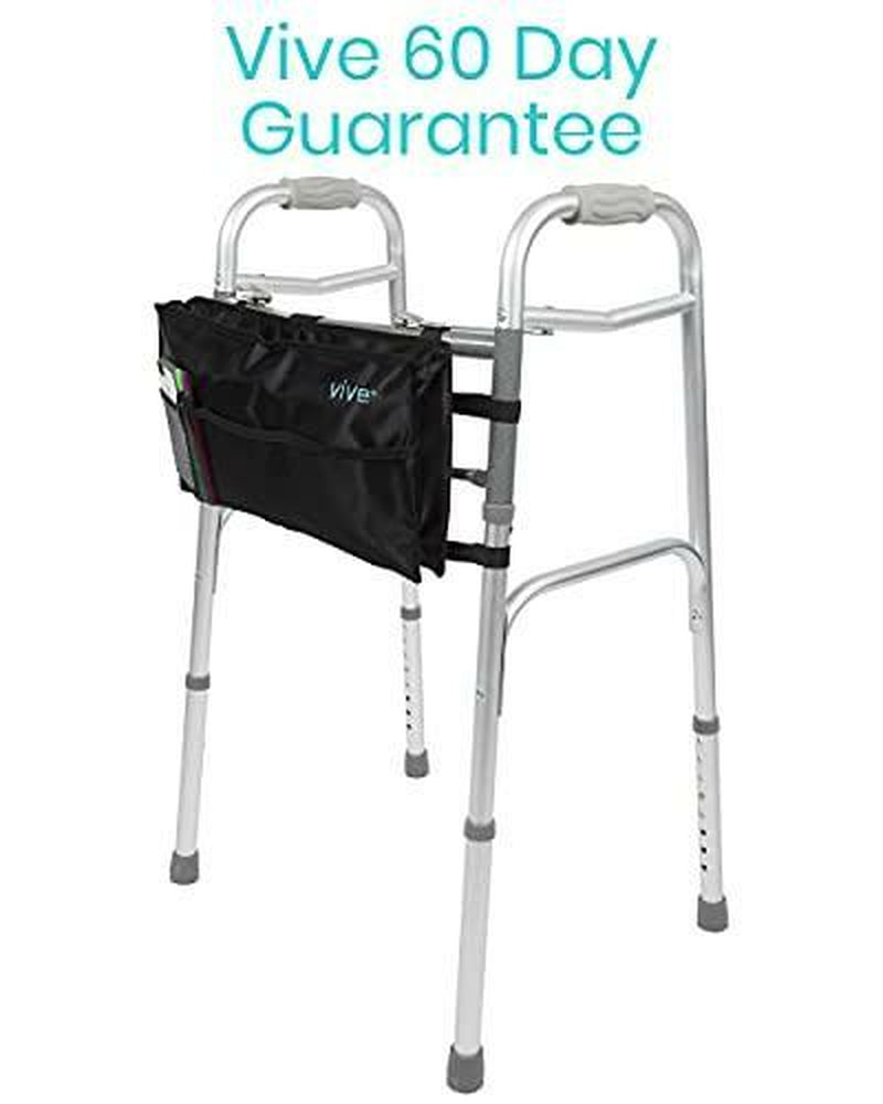 Vive Walker Bag - Water Resistant Accessory Basket Provides Hands Free Storage