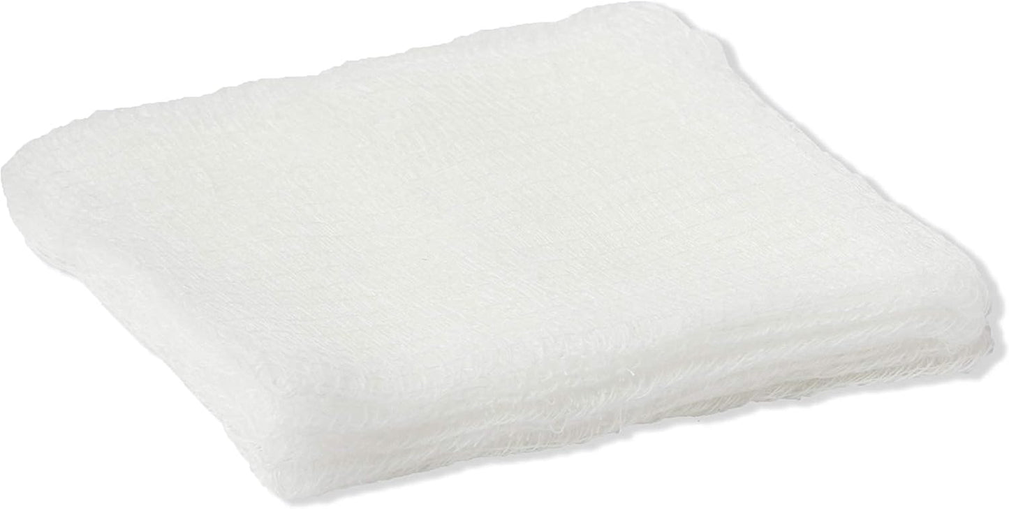 4 X 4 Inch Gauze Sponges, 100% Cotton, 8-Ply Woven Non-Sterile Gauze (Pack of 20
