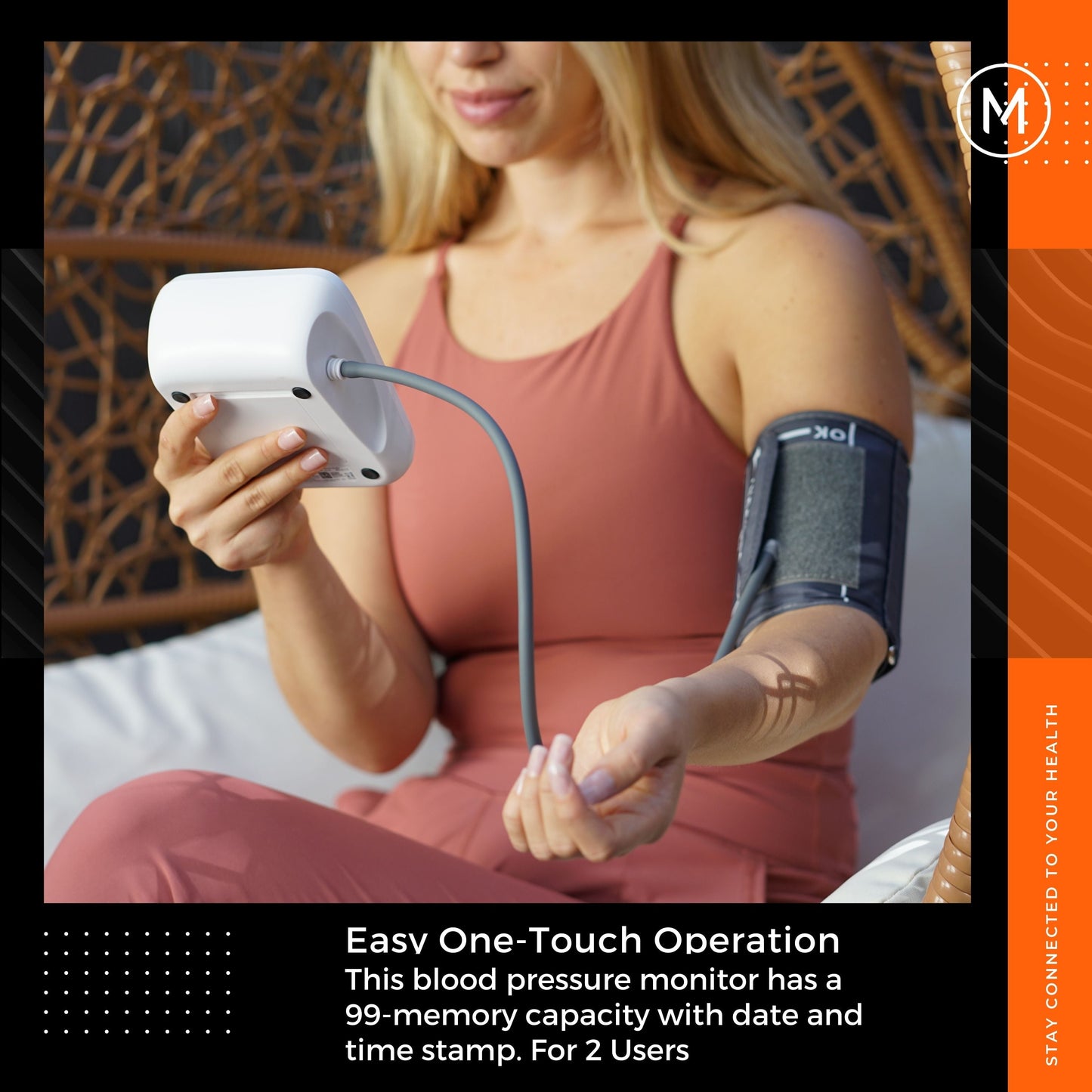 Connect Smart Bluetooth Upper Arm Blood Pressure Monitor Automatic Blood Pressure Machine