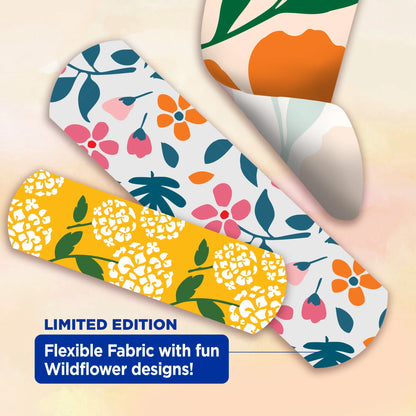 Brand Flexible Fabric Bandages, Wildflower, Assorted, 30 Count