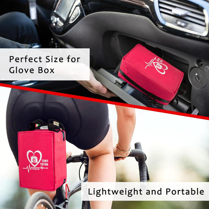 First Aid Kit, Trauma First Aid Kits with Labelled Compartments Molle System,