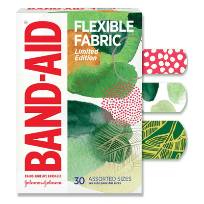 Brand Flexible Fabric Bandages, Forest, Assorted, 30 Count