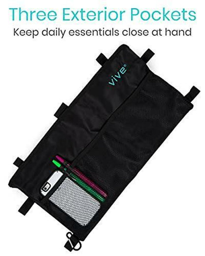 Vive Walker Bag - Water Resistant Accessory Basket Provides Hands Free Storage