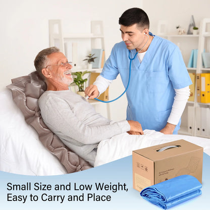 Alternating Air Pressure Mattress Pad, Medical Grade Relief Ulcer Bed Sores Air Mattress for Hospital Bed and Home Use