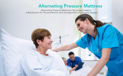 Alternating Air Pressure Mattress Pad, Medical Grade Relief Ulcer Bed Sores Air Mattress for Hospital Bed and Home Use