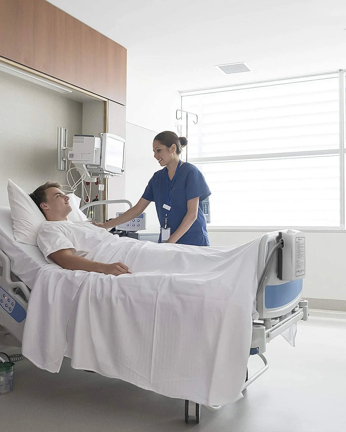 Alternating Air Pressure Mattress Pad, Medical Grade Relief Ulcer Bed Sores Air Mattress for Hospital Bed and Home Use