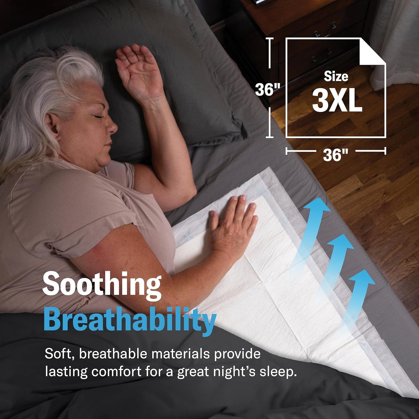 Chucks MAX Hospital Bed Pads Disposable Adult 36 X 36 Breathable Incontinence Pa