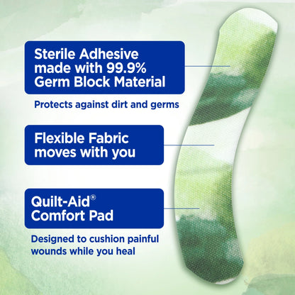 Brand Flexible Fabric Bandages, Forest, Assorted, 30 Count