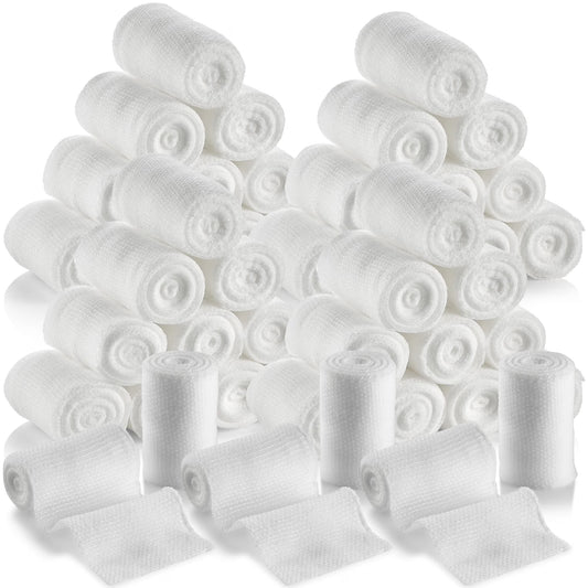 Bandage Rolls 48 Count, 2" X 4.1 Yds Medical Grade Gauze