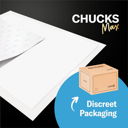Chucks MAX Hospital Bed Pads Disposable Adult 36 X 36 Breathable Incontinence Pa