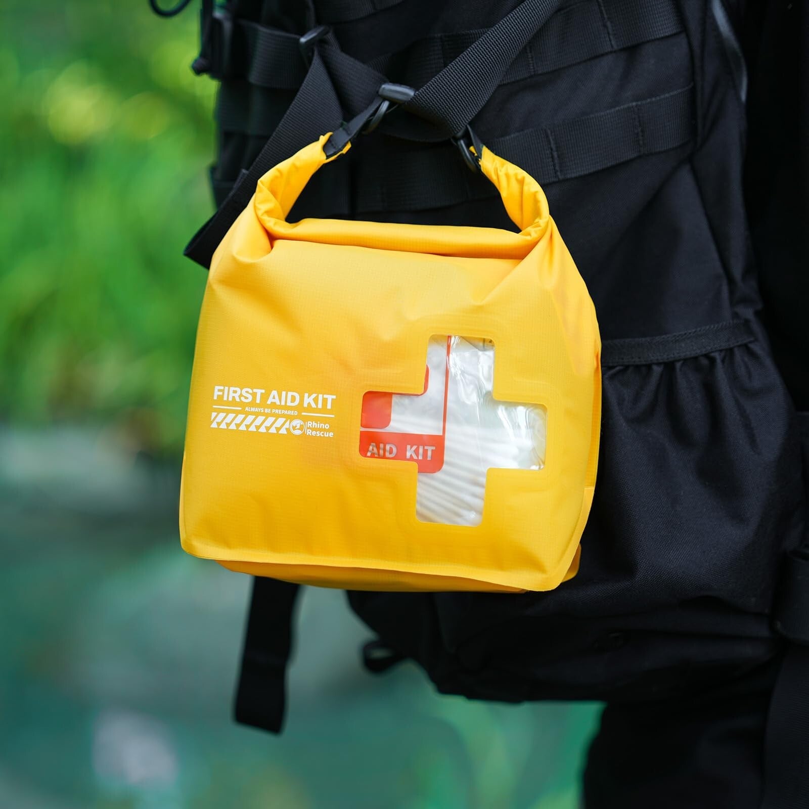 RHINO RESCUE Waterproof First Aid Kit, Lightweight Boat Dry Bag, Emergency Su...