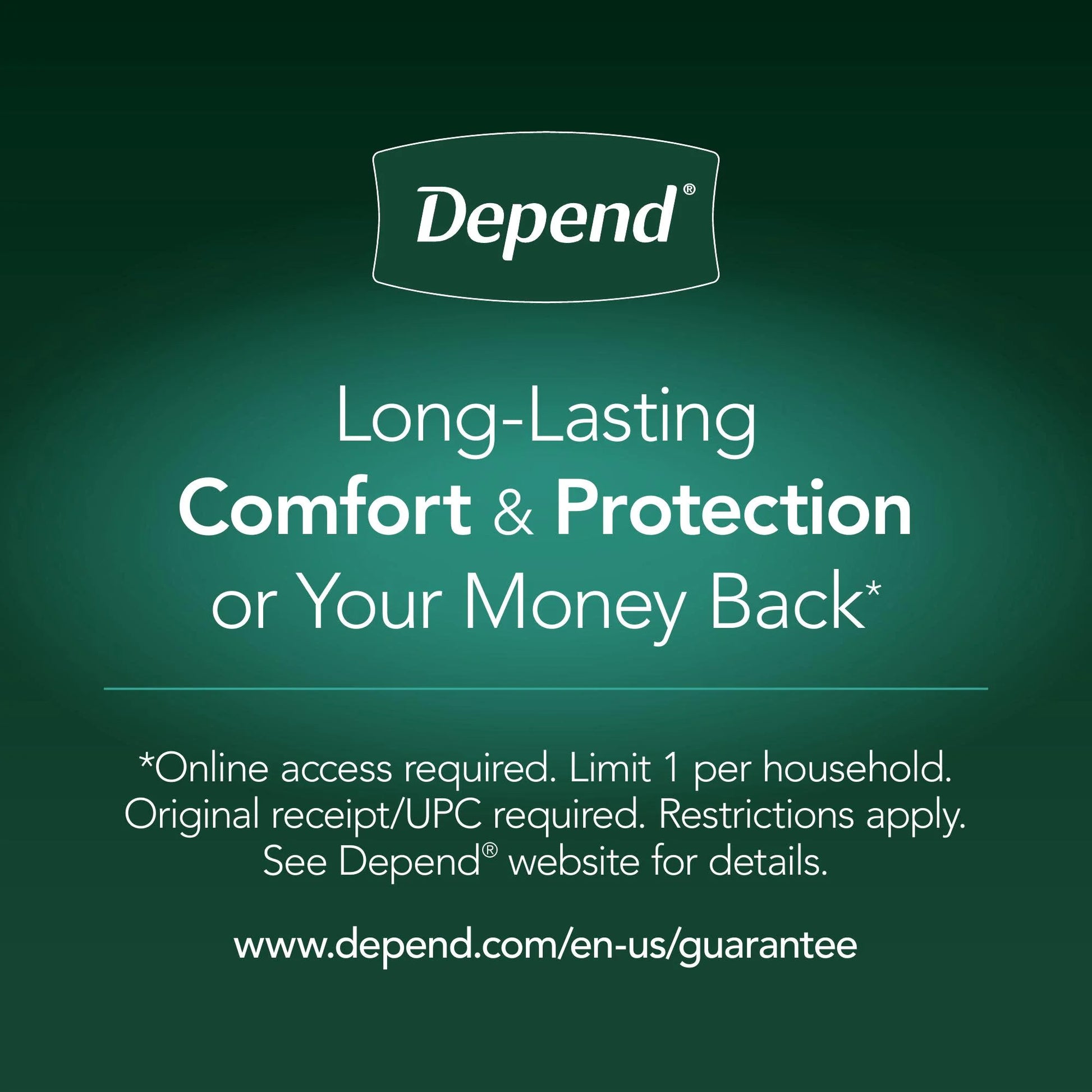 Night Defense Incontinence Underwear for Men, Adult Diapers, XL, 12 Count